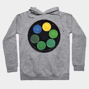 Watercolor wheel Hoodie